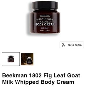 Beekman 1802 Pure Goat Milk Whipped Body Cream - Fig Leaf.  New in Box.